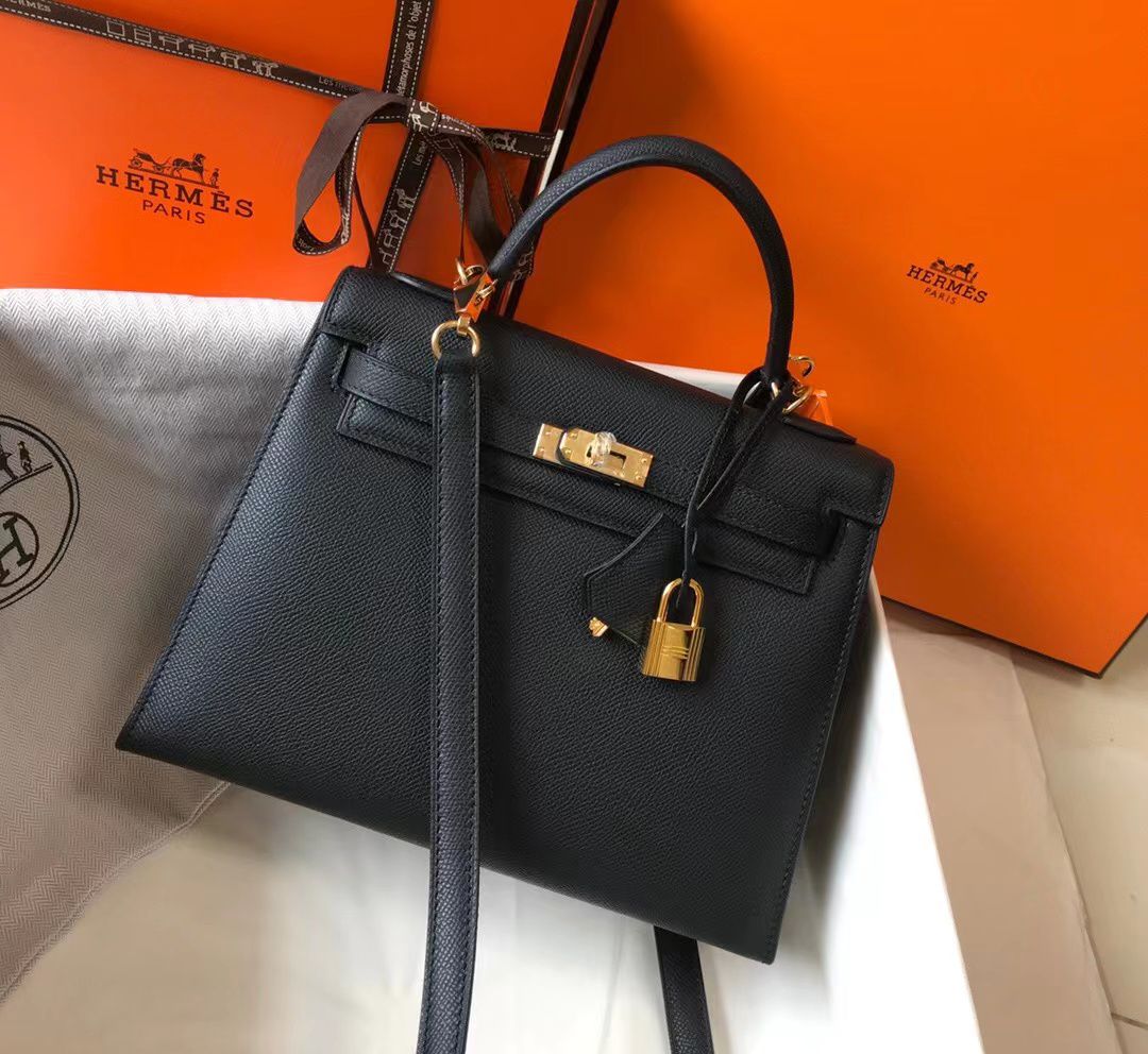 Luxury Black Hermes HandBag