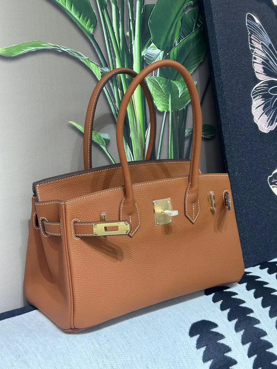 Brown HandBag Luxury Hermes Birkin