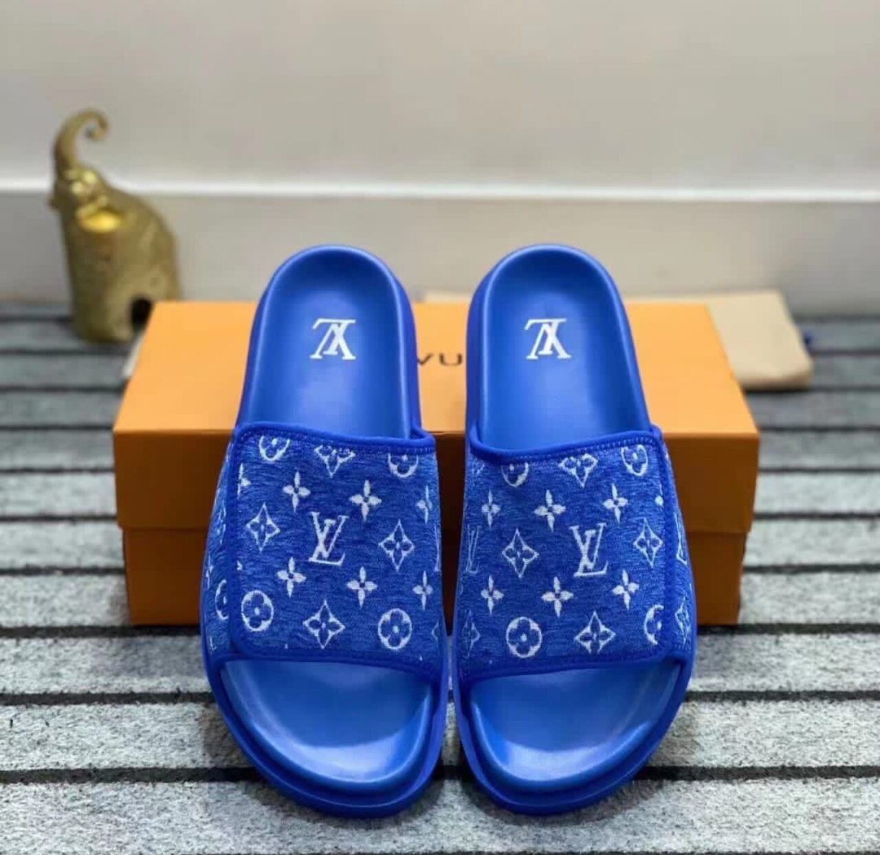 Louis Vuitton Monogram Miami Shoes Blue