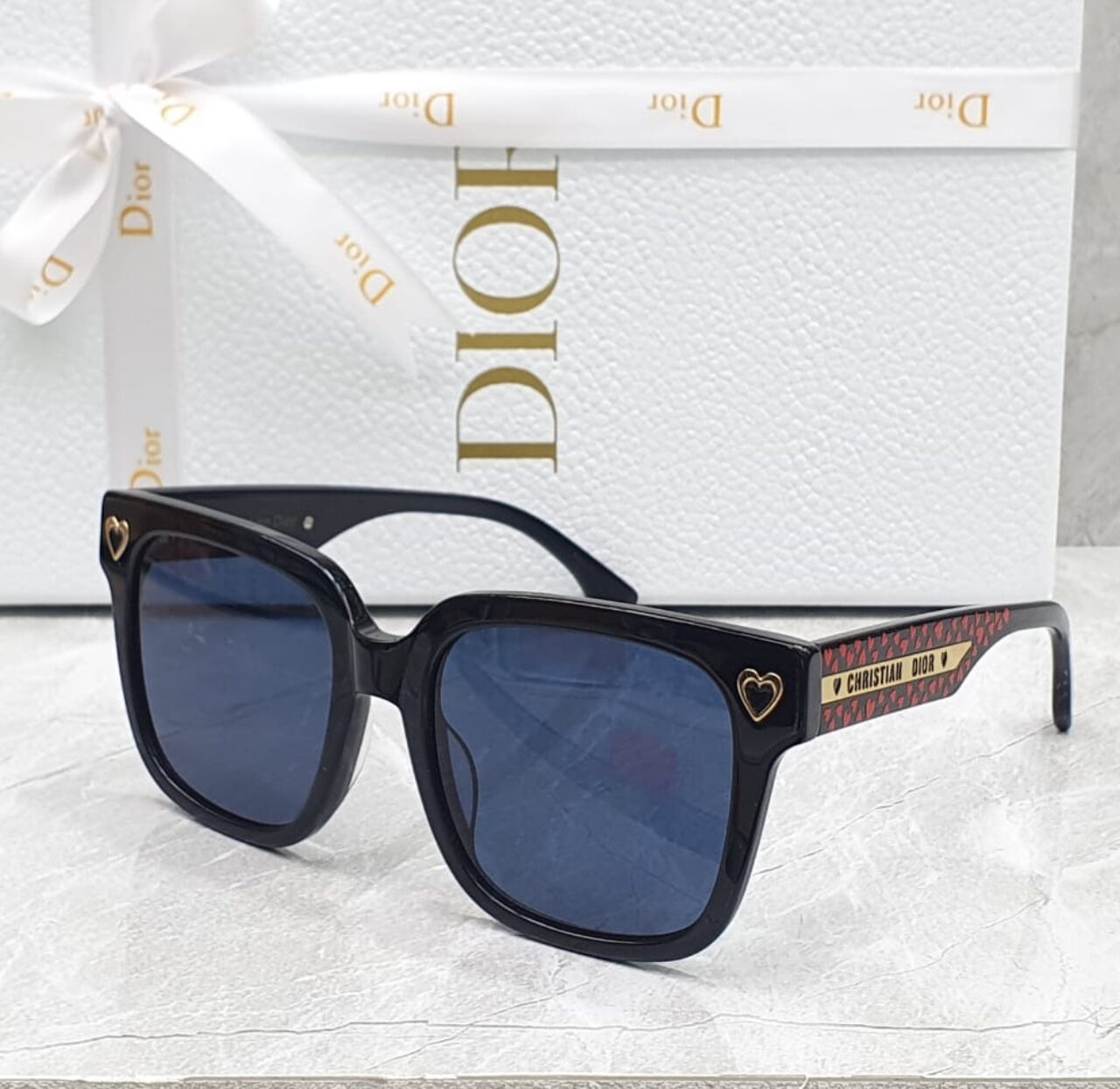 Dior Black Unisex Sunglasses