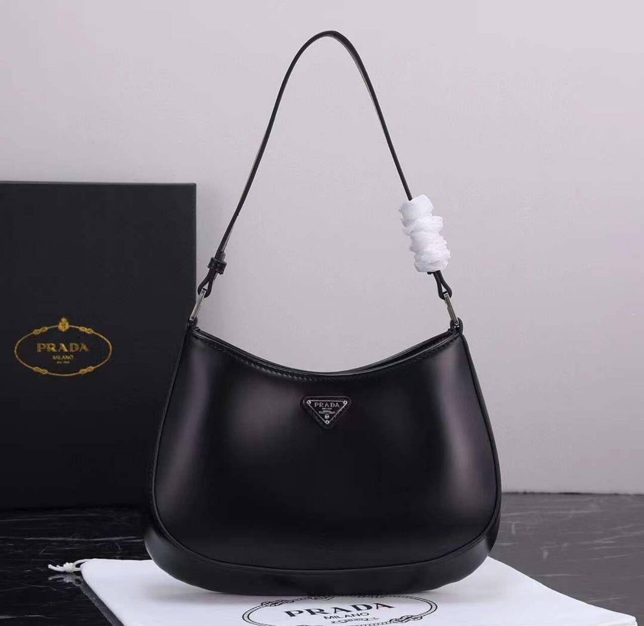 Prada HandBag Cleo Leather Bag