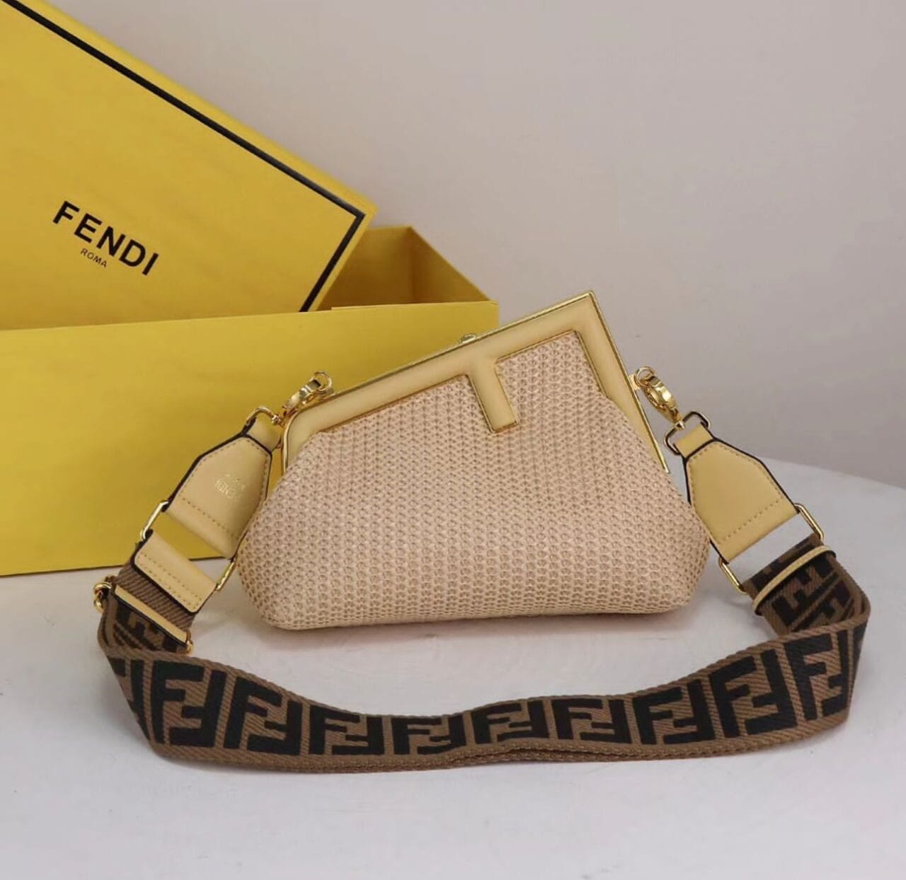 Fendi Medium Pink Leather Bag
