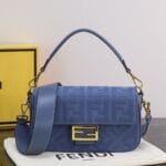 Fendi Baguette Purple Bag